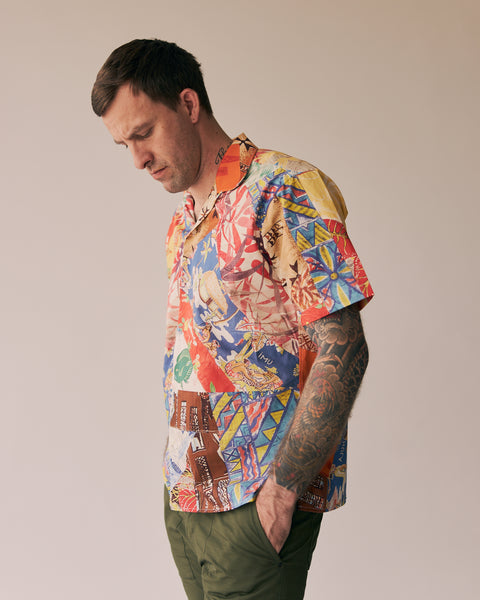 Gitman Vintage Aloha Quilt Shirt - Multi Large