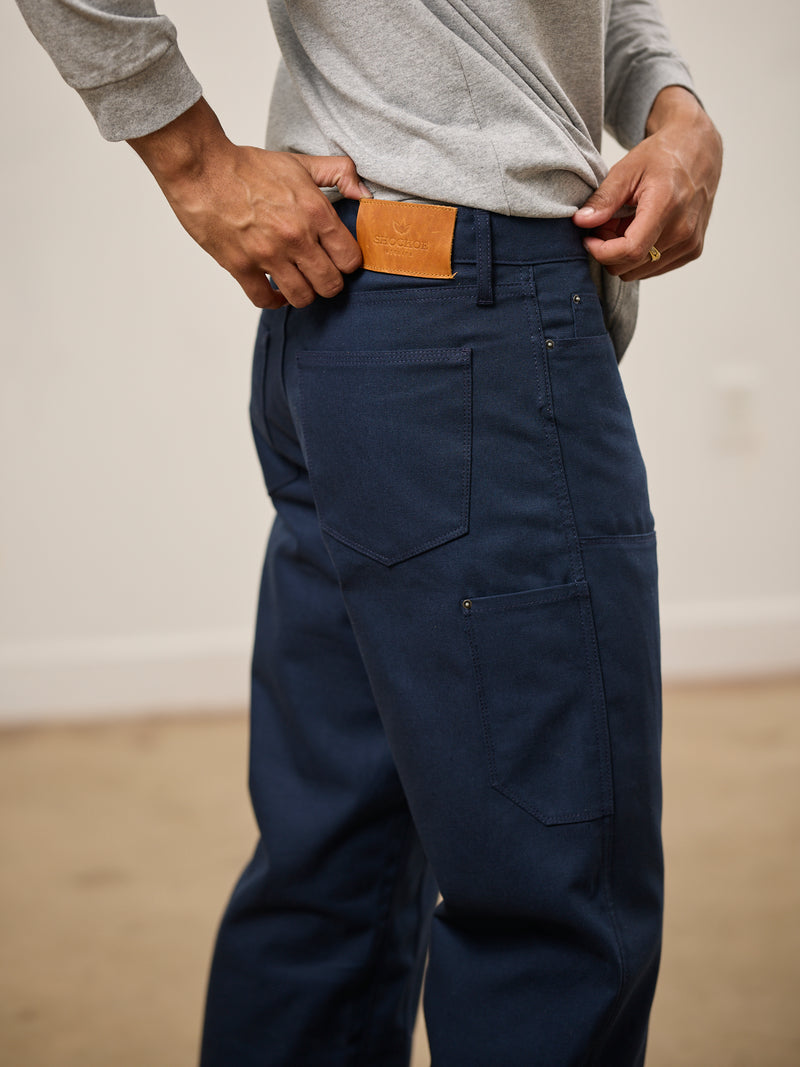 Shockoe Atelier Utility Pants - Khaki Canvas