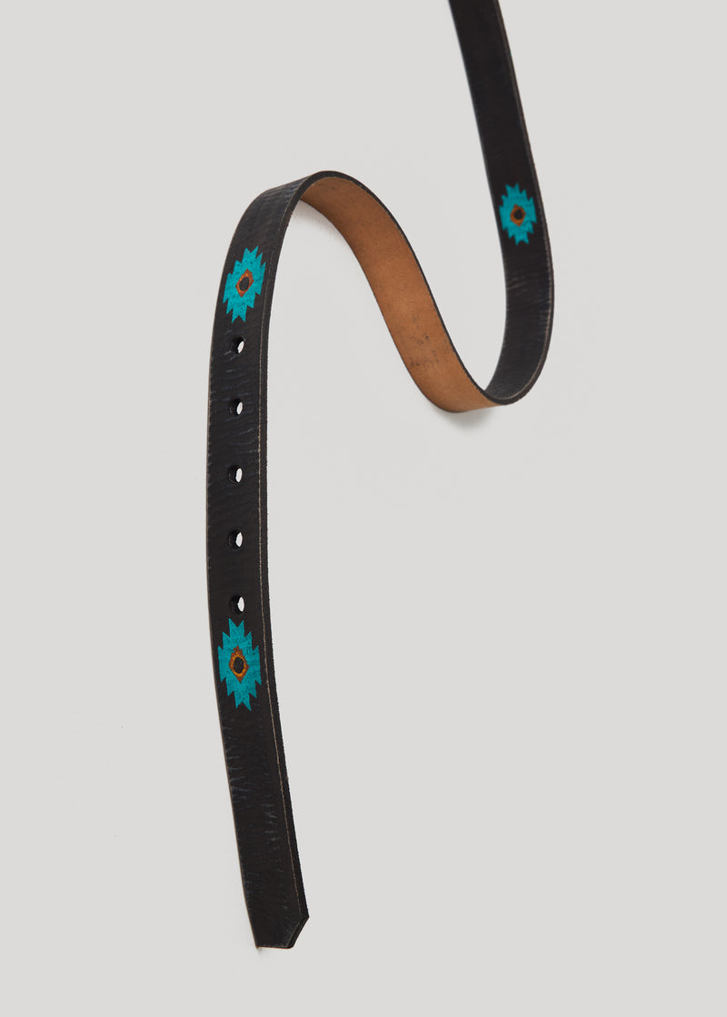 Billy Made For Friends Southwest Belt - Black & Turquoise