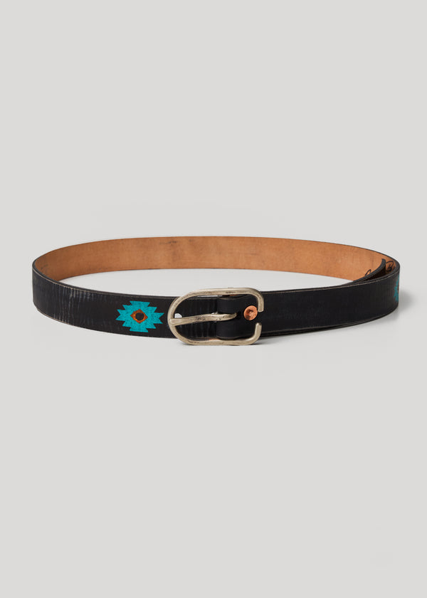 Billy Made For Friends Southwest Belt - Black & Turquoise