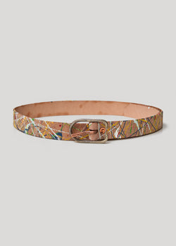 Billy Made For Friends Roughout Paint Splattered Belt