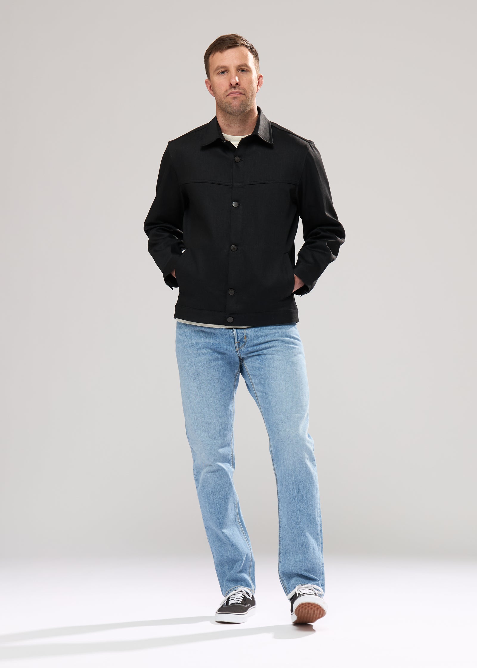 Black Denim Jacket – Shockoe Atelier
