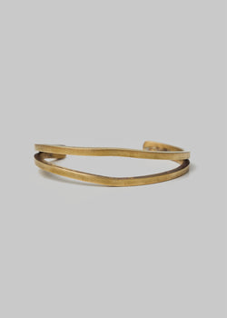 Billy Made For Friends Brass Whale Cuff