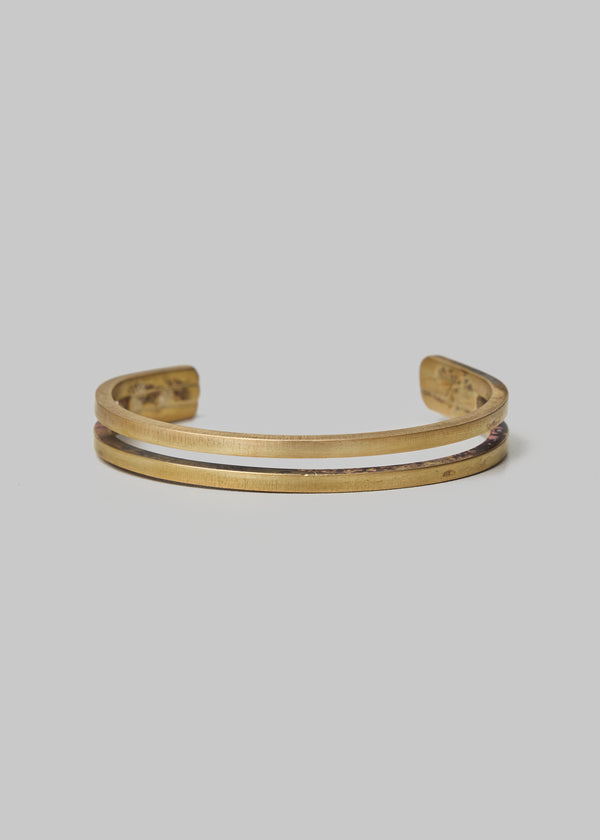 Billy Made For Friends Brass Split Square Cuff