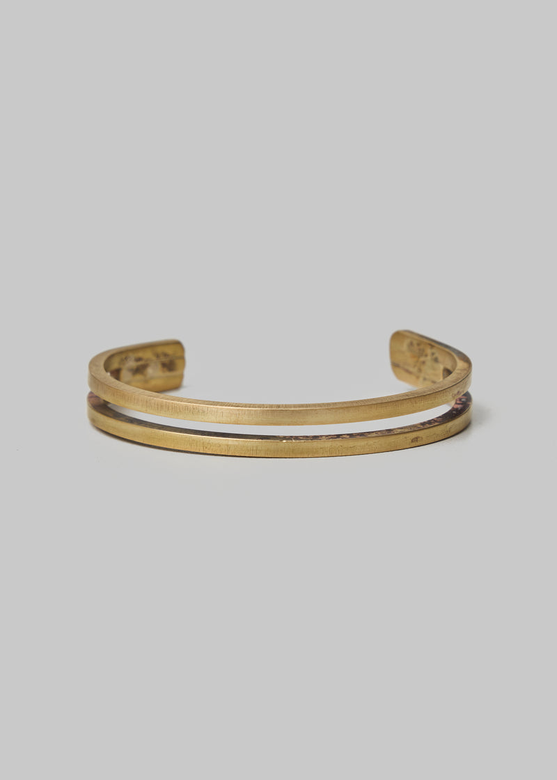 Billy Made For Friends Brass Split Square Cuff