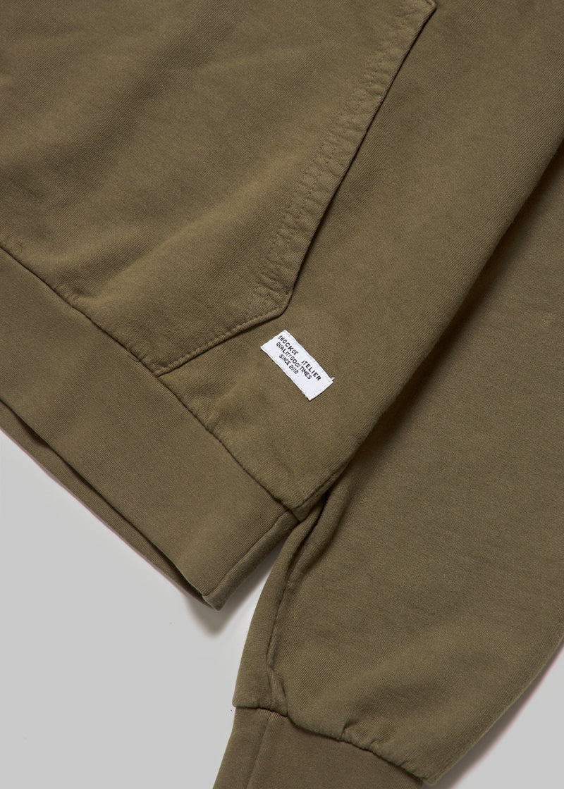 Lightweight Hooded Sweatshirt - Olive