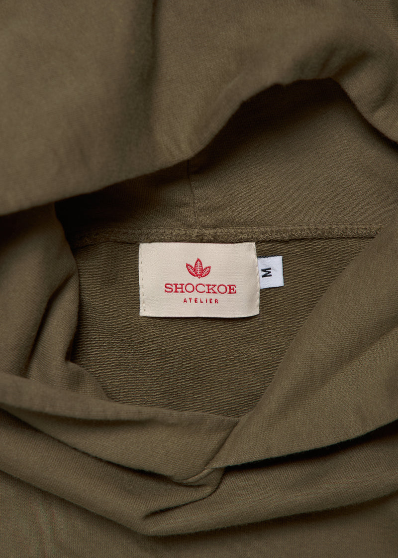 Lightweight Hooded Sweatshirt - Olive