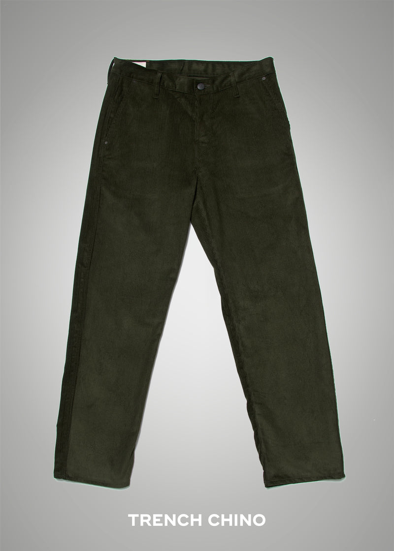 Olive Corduroy Trousers