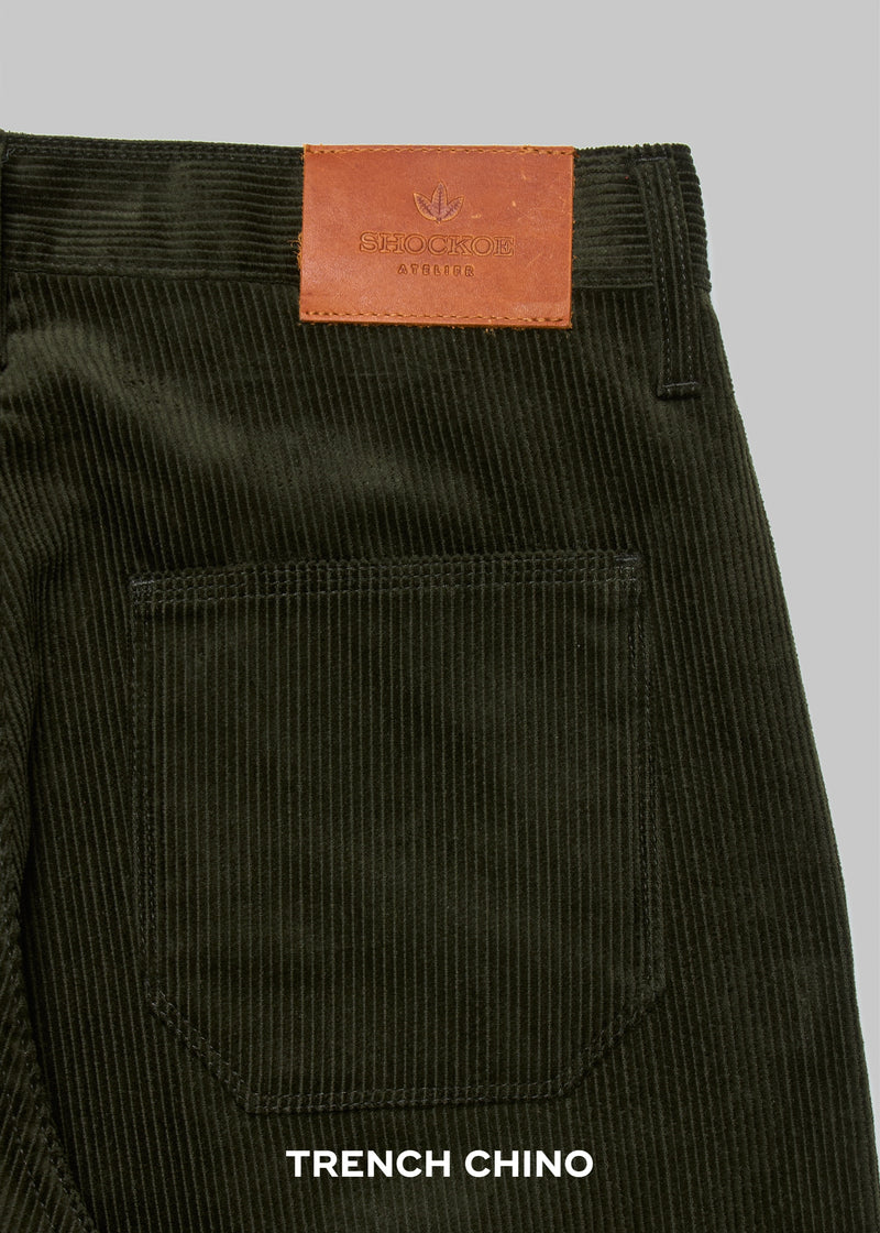 Olive Corduroy Trousers