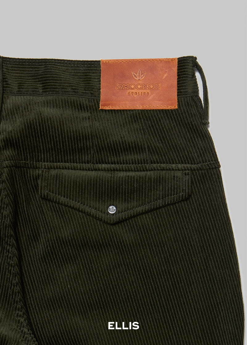 Olive Corduroy Trousers