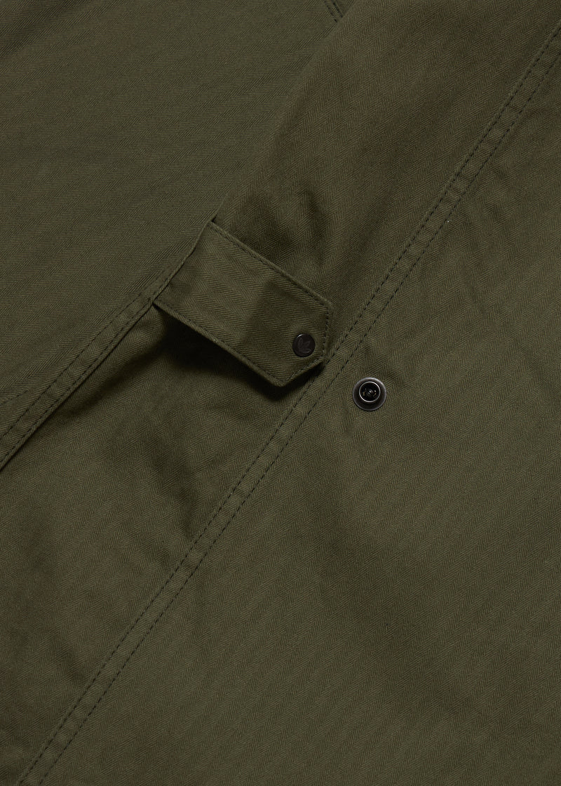 Field Jacket - Olive Herringbone