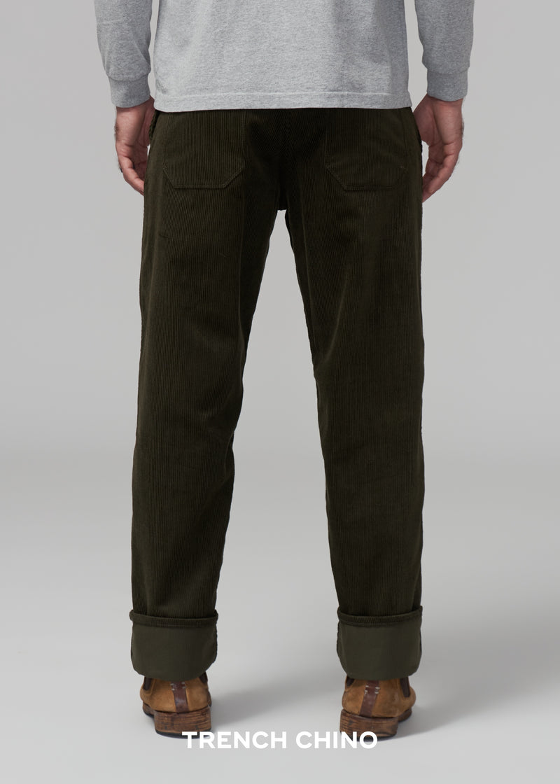 Olive Corduroy Trousers