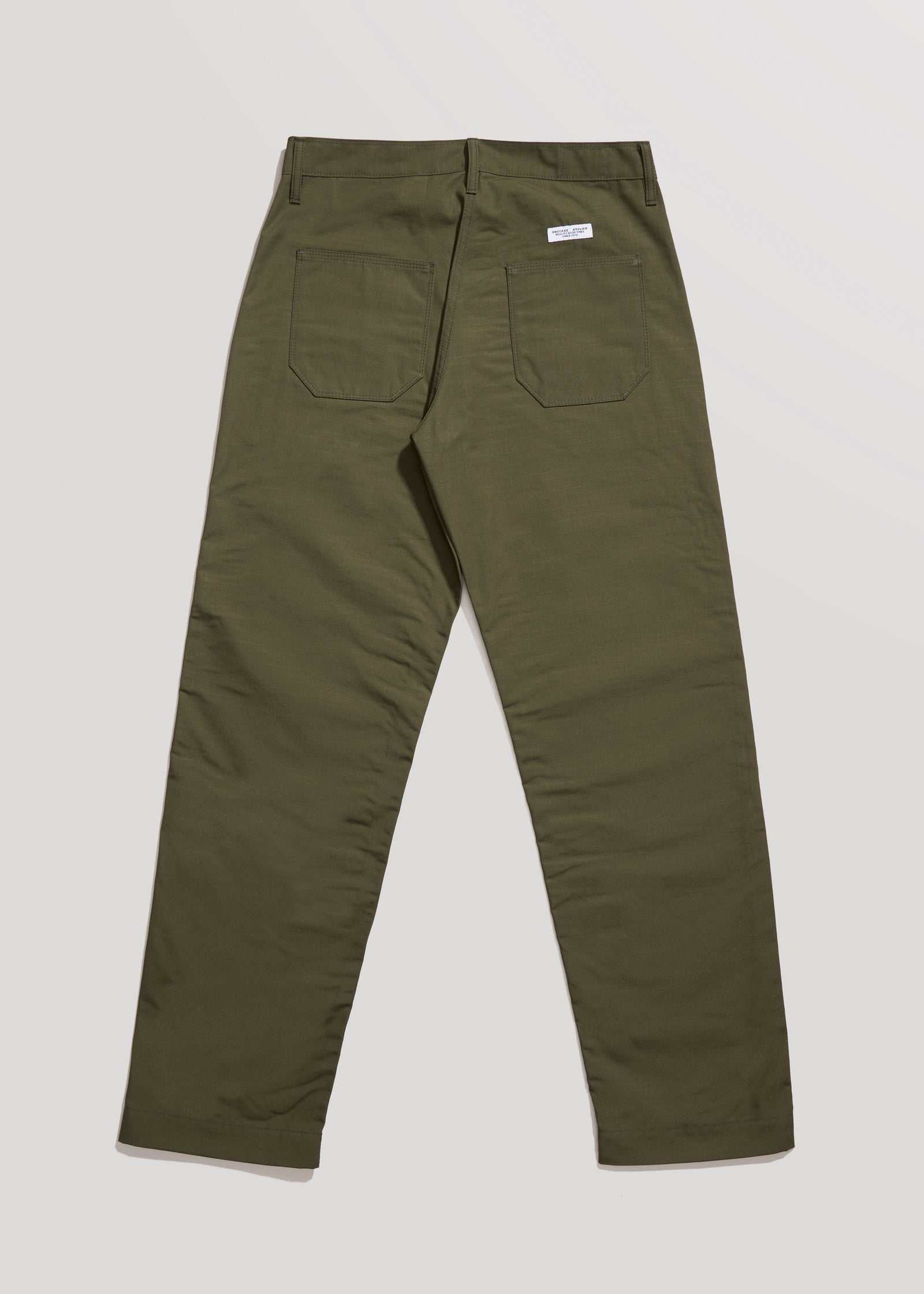 OHGA オーガ　TRENCH PANTS Shockoe Atelier Trench Trousers - Olive Ripstop