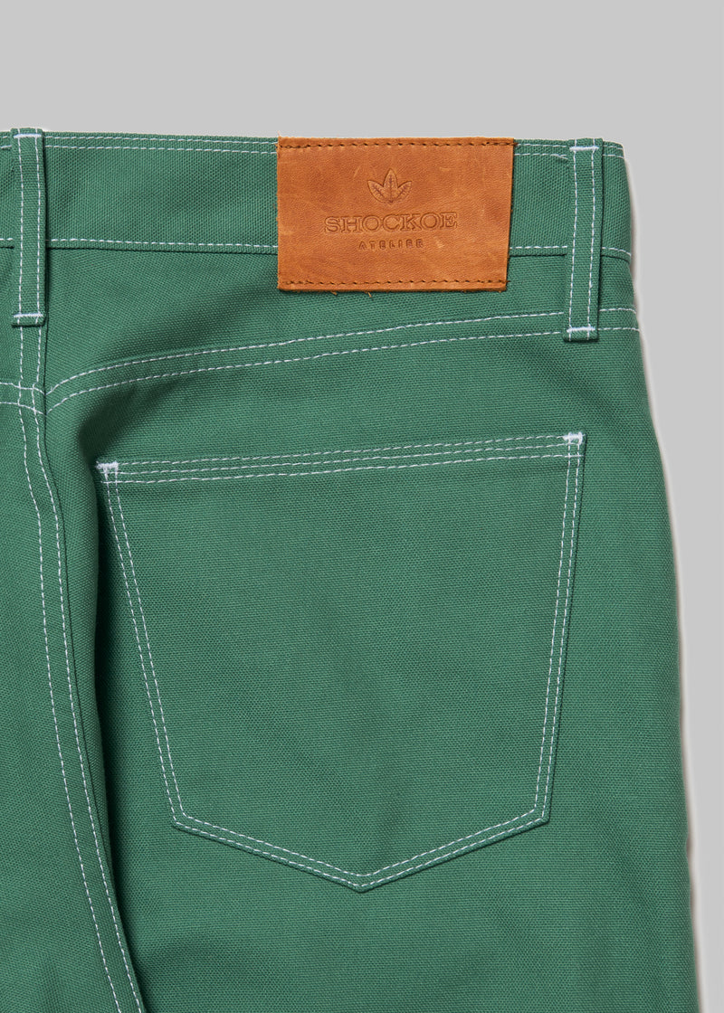 Utility Pants - Green Canvas