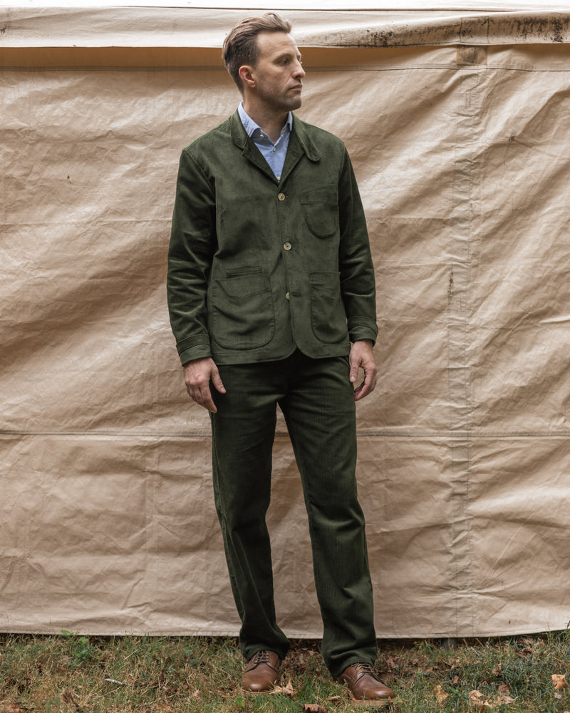 Slack Jacket - Olive Corduroy