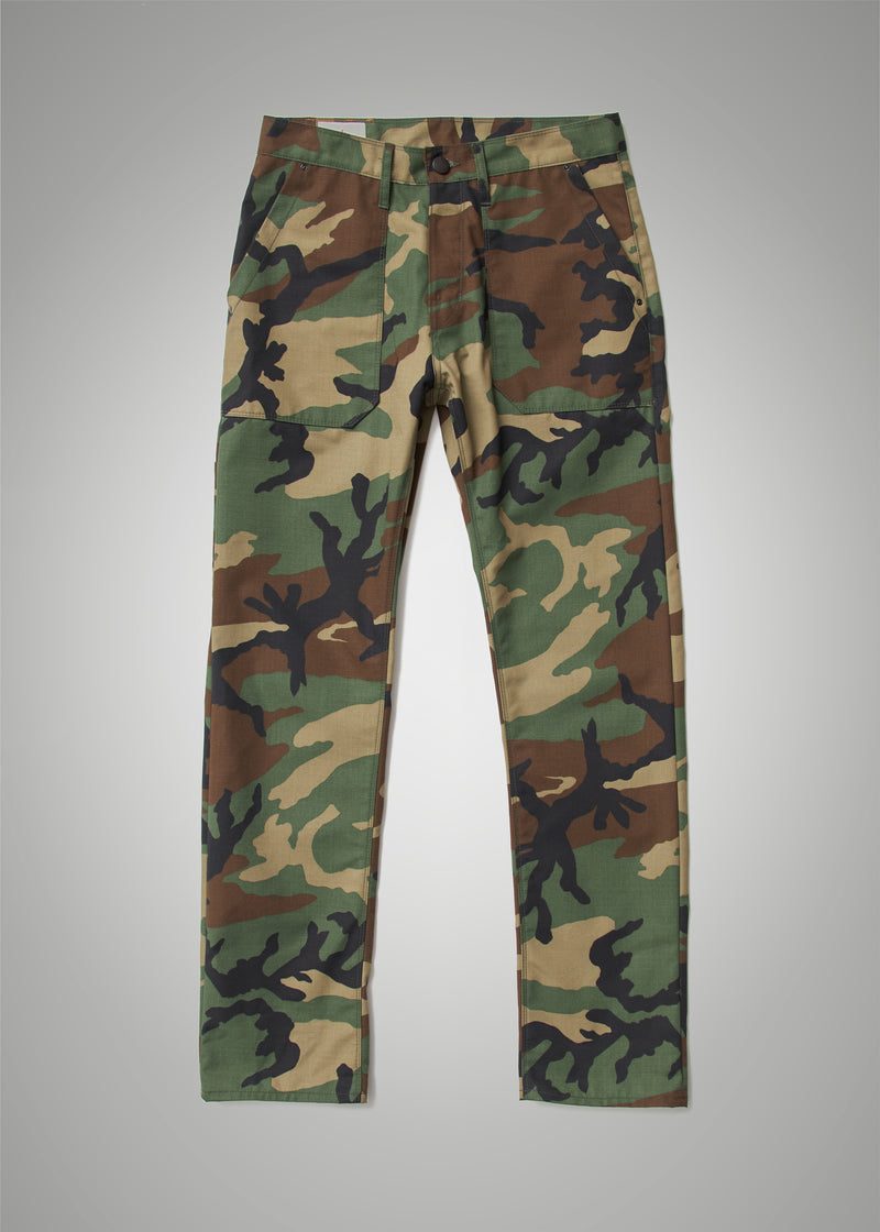 Fatigue Trousers - Camouflage Ripstop