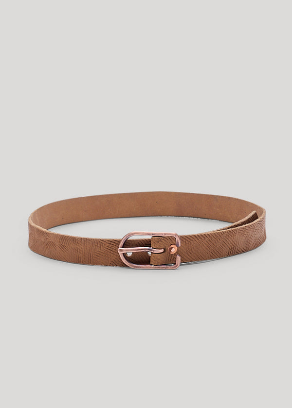 Billy Made For Friends - Carved Veg Tan Belt