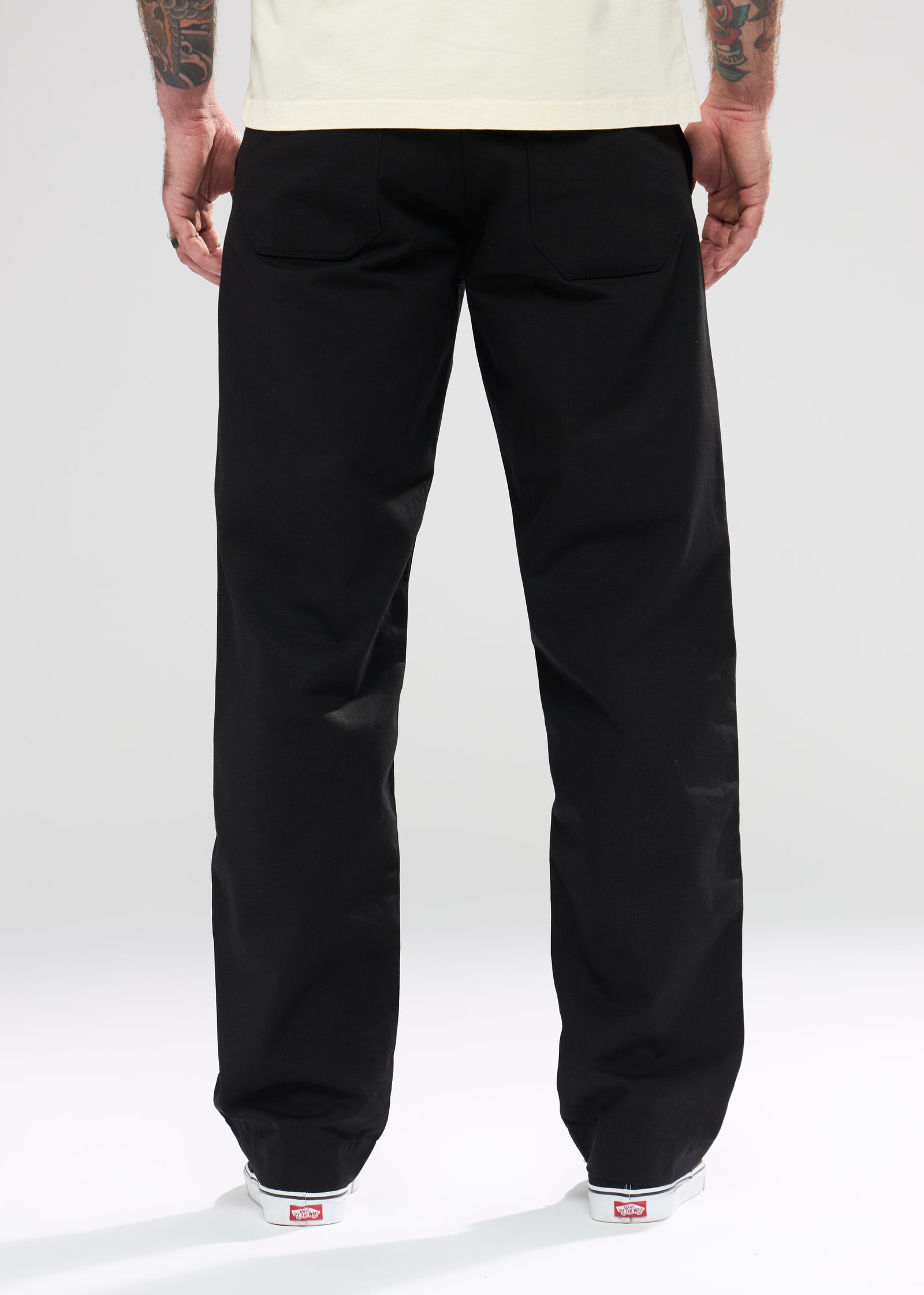 Shockoe Atelier Trench Trousers - Black Ripstop
