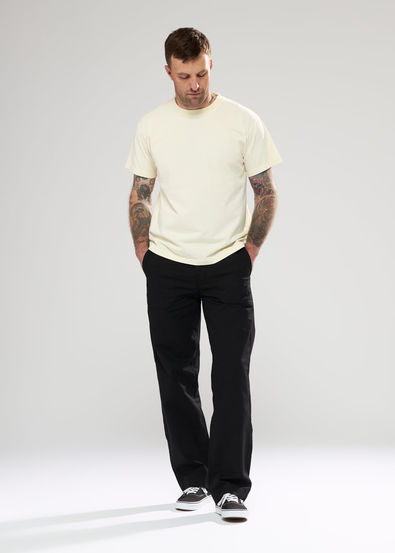 Shockoe Atelier Trench Trousers - Black Ripstop