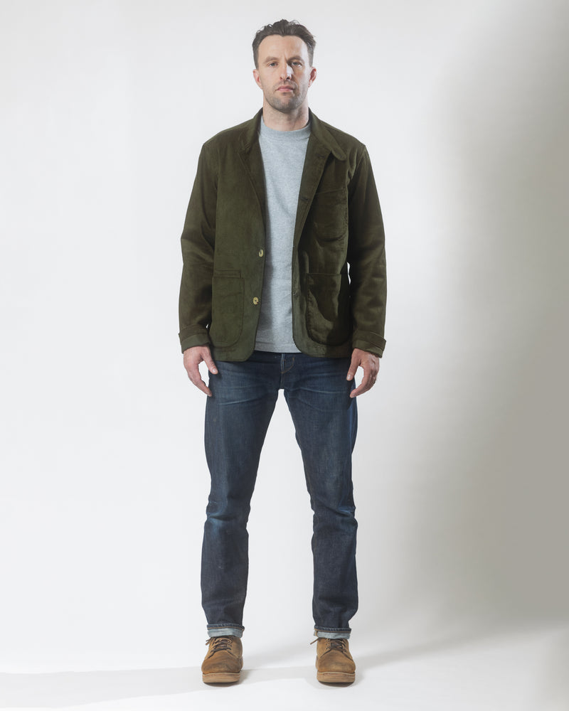 Slack Jacket - Olive Corduroy