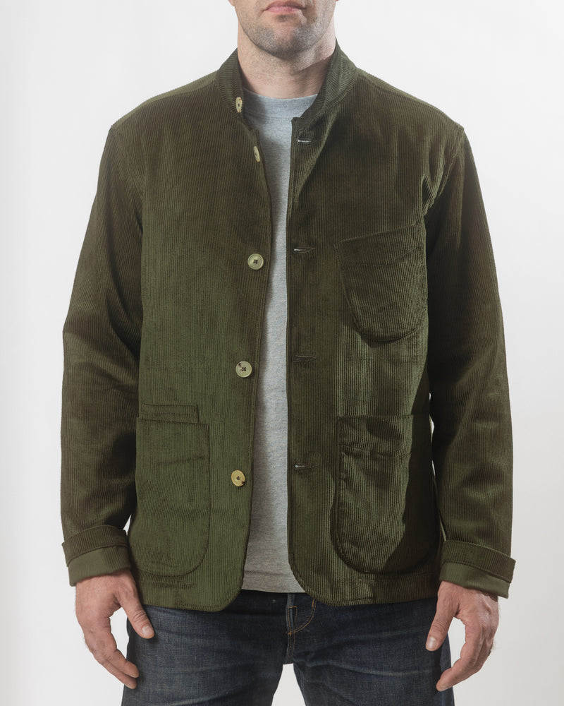 Slack Jacket - Olive Corduroy