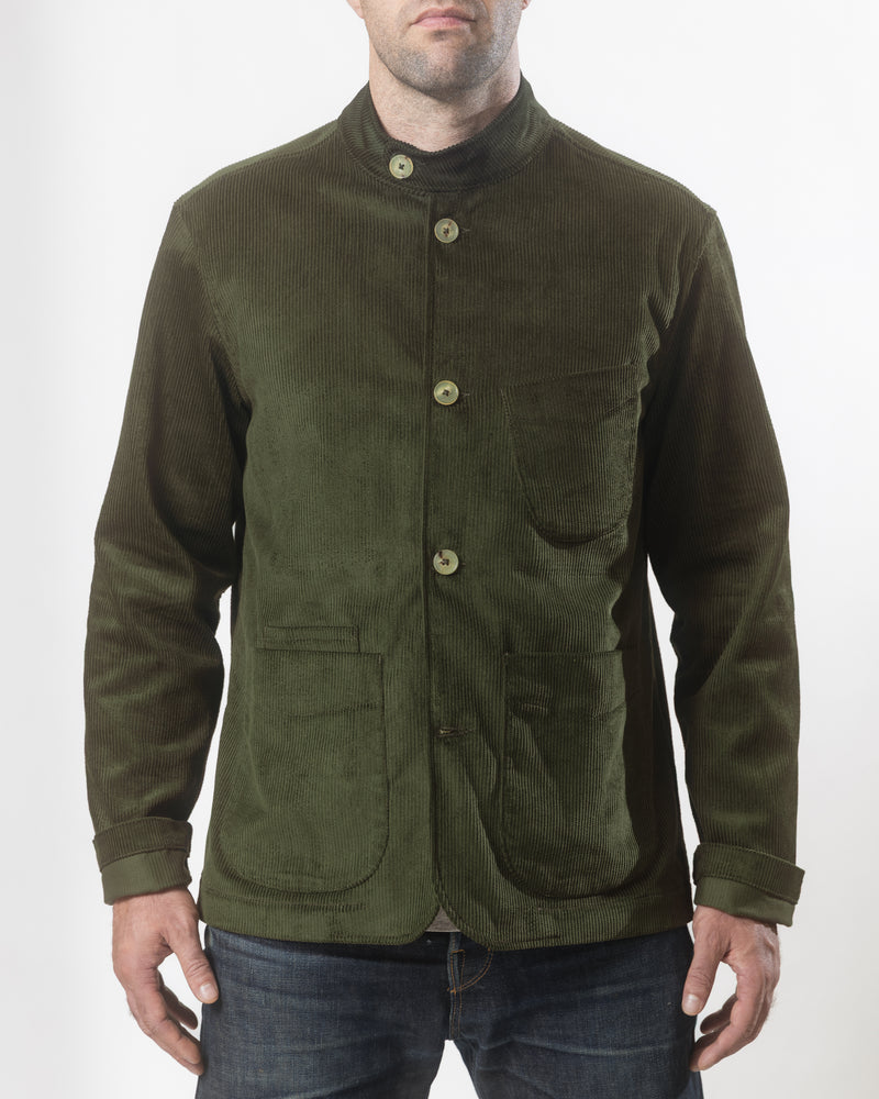 Slack Jacket - Olive Corduroy
