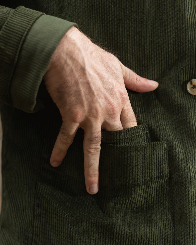 Slack Jacket - Olive Corduroy