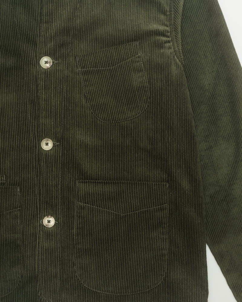 Slack Jacket - Olive Corduroy