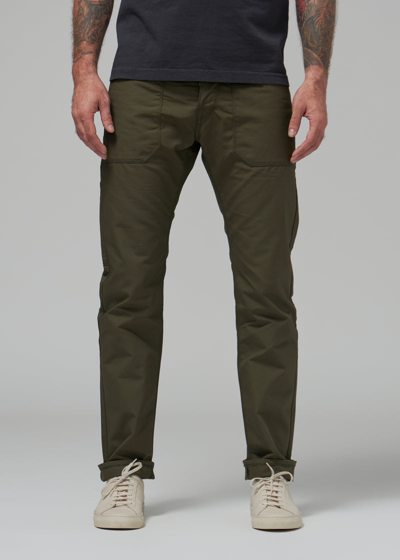Shockoe Atelier Fatigue Trousers - Olive Ripstop 31
