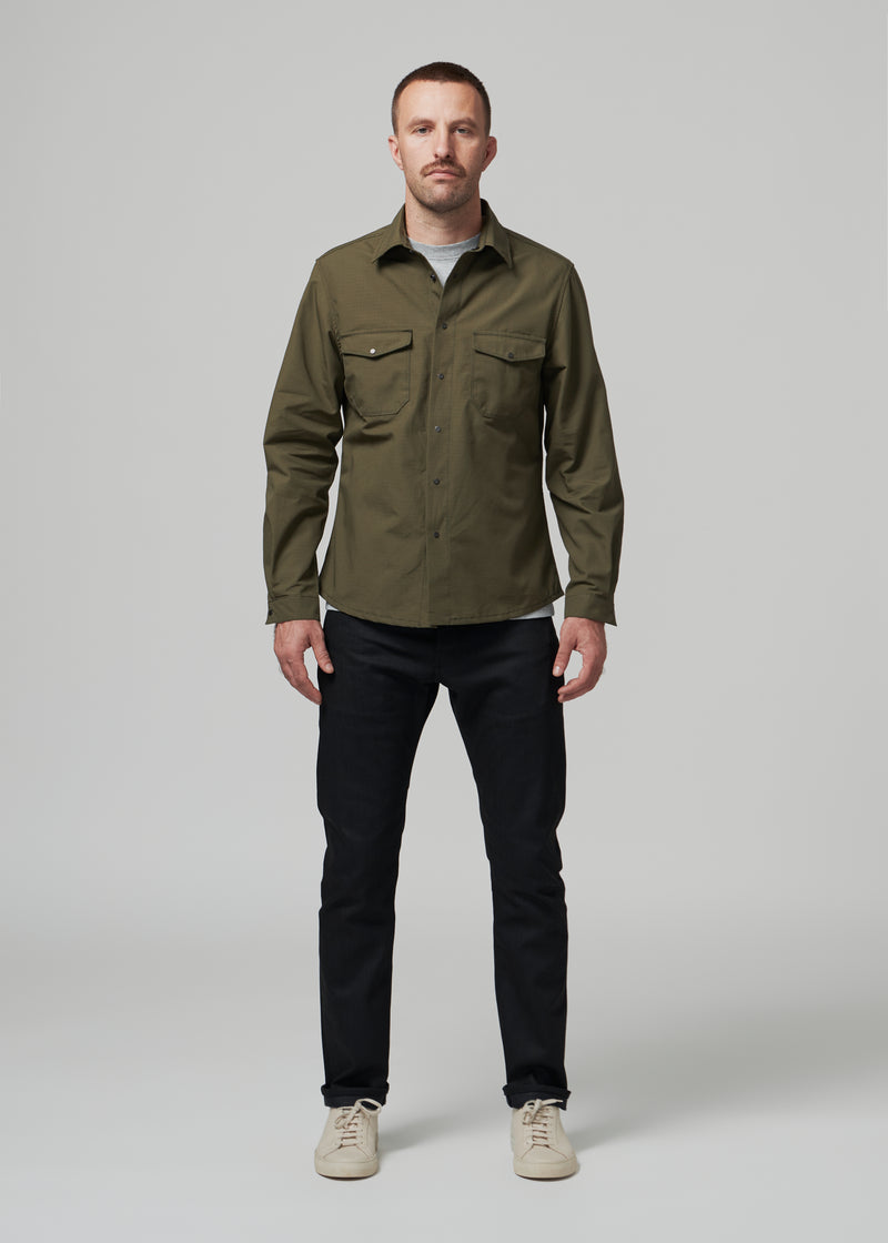 Olive Ripstop Field Shirt - Size Small