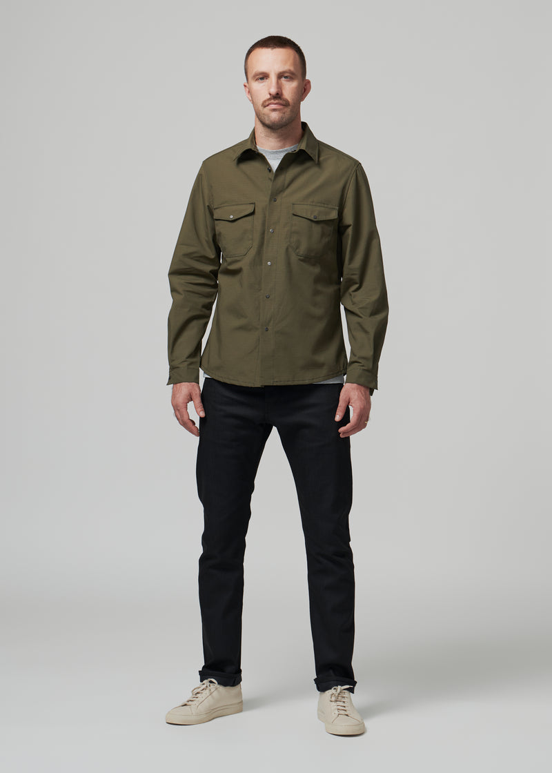 Olive Ripstop Field Shirt - Size Small