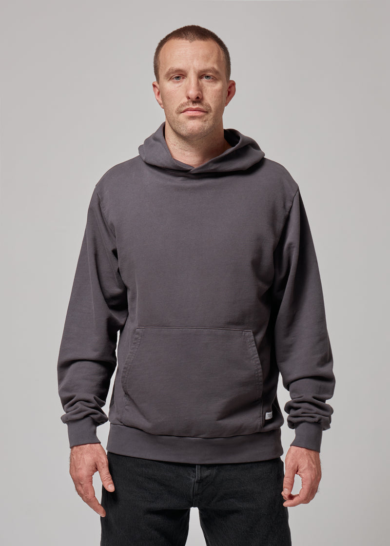 Lightweight Hooded Sweatshirt - Vintage Black