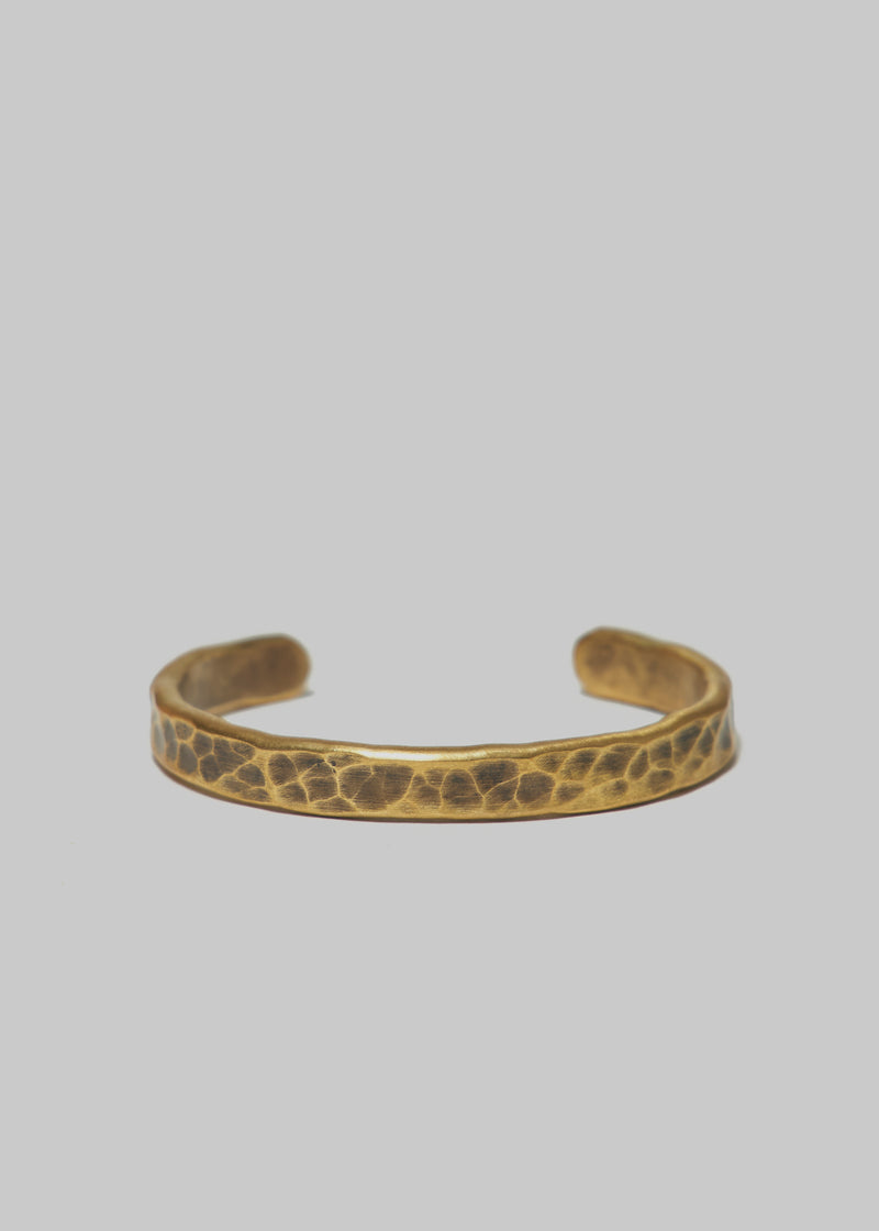 Billy Made For Friends Hammered Brass Cuff