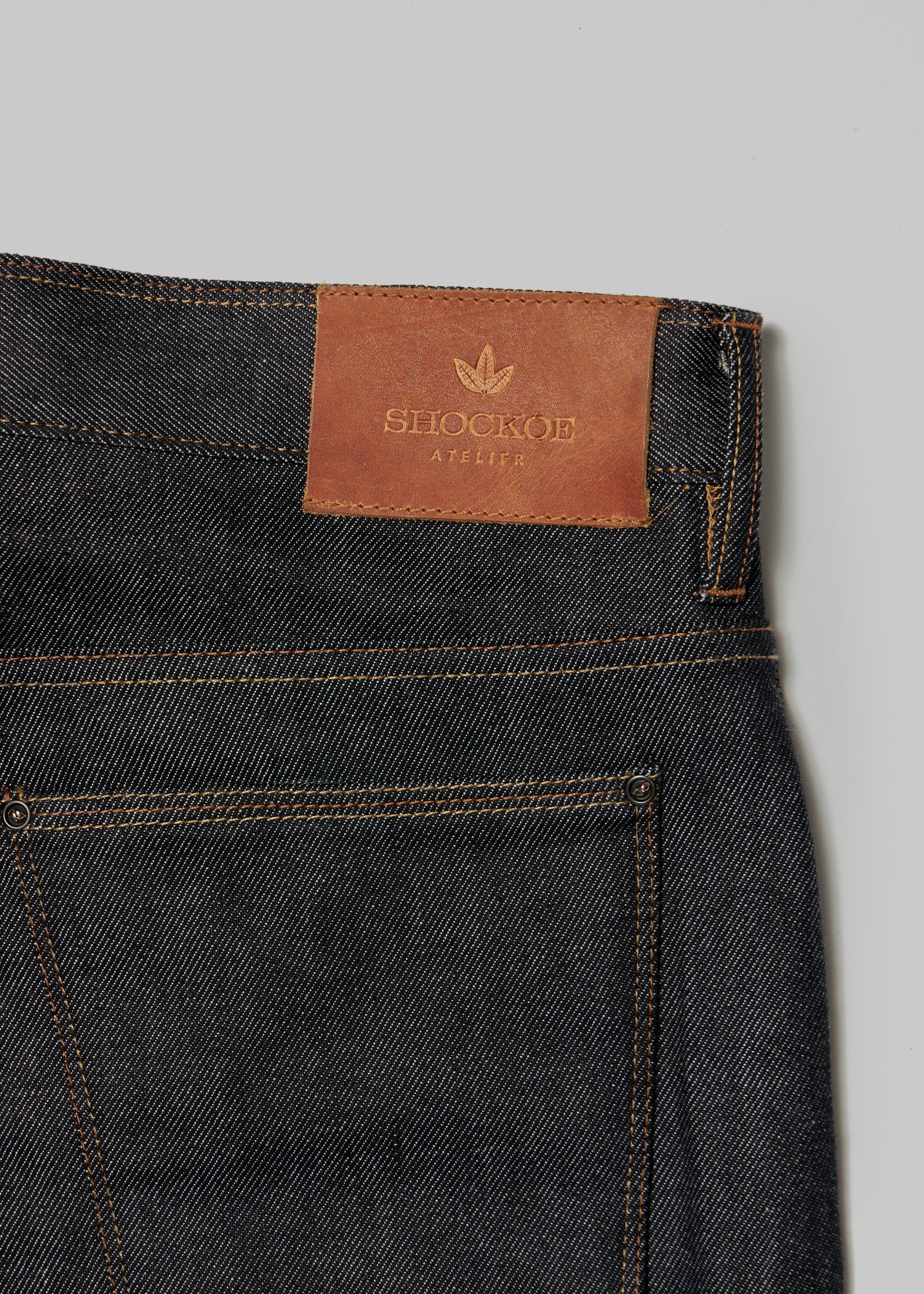 Shockoe Atelier selvedge denim jean actual size offers 37x29 USA made